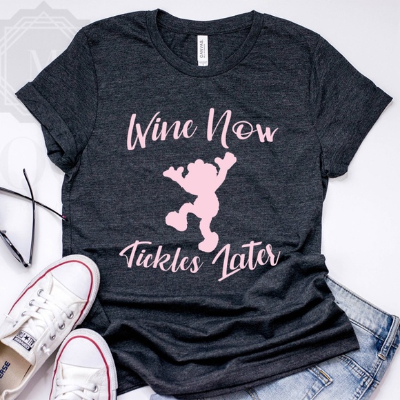 Elmo funny Wine themed T-shirt for Women - Picture 2 of 4